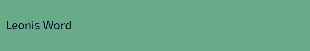 Leonis Word